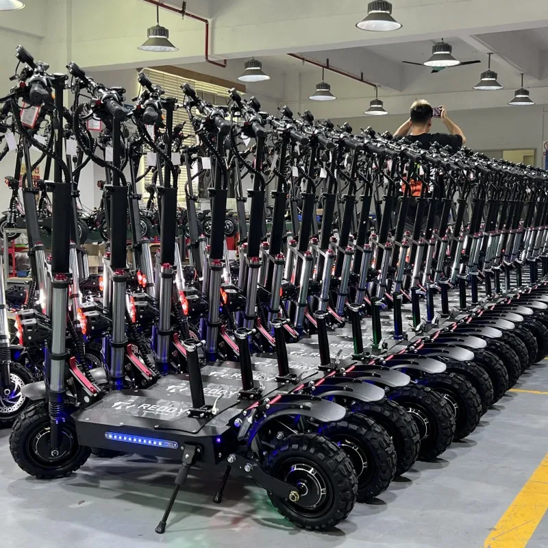 Europe Warehouse Gaea S4 6000W Dual Motor Fast 85km/h 60v 43ah 13 Inch Folding Electric Scooter for Adult with Seat