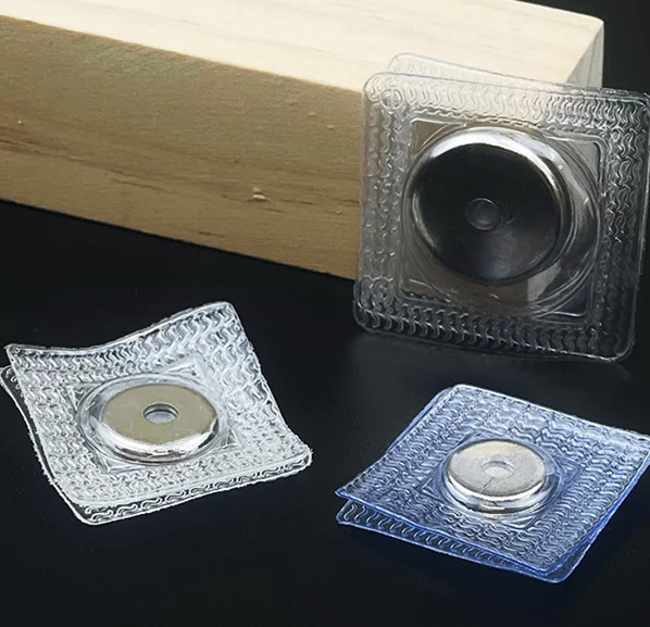 Custom Pvc Hidden Sewing Magnet Snap Button Badge Strong Disc Neodymium Magnets Invisible Magnetic Buttons For Clothing Bags