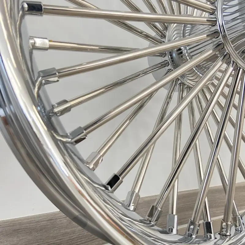 Motorcycle wheels  Old Steel Forged rims chrome 16 17 18 19 21 23 inch  spoke  for Harley