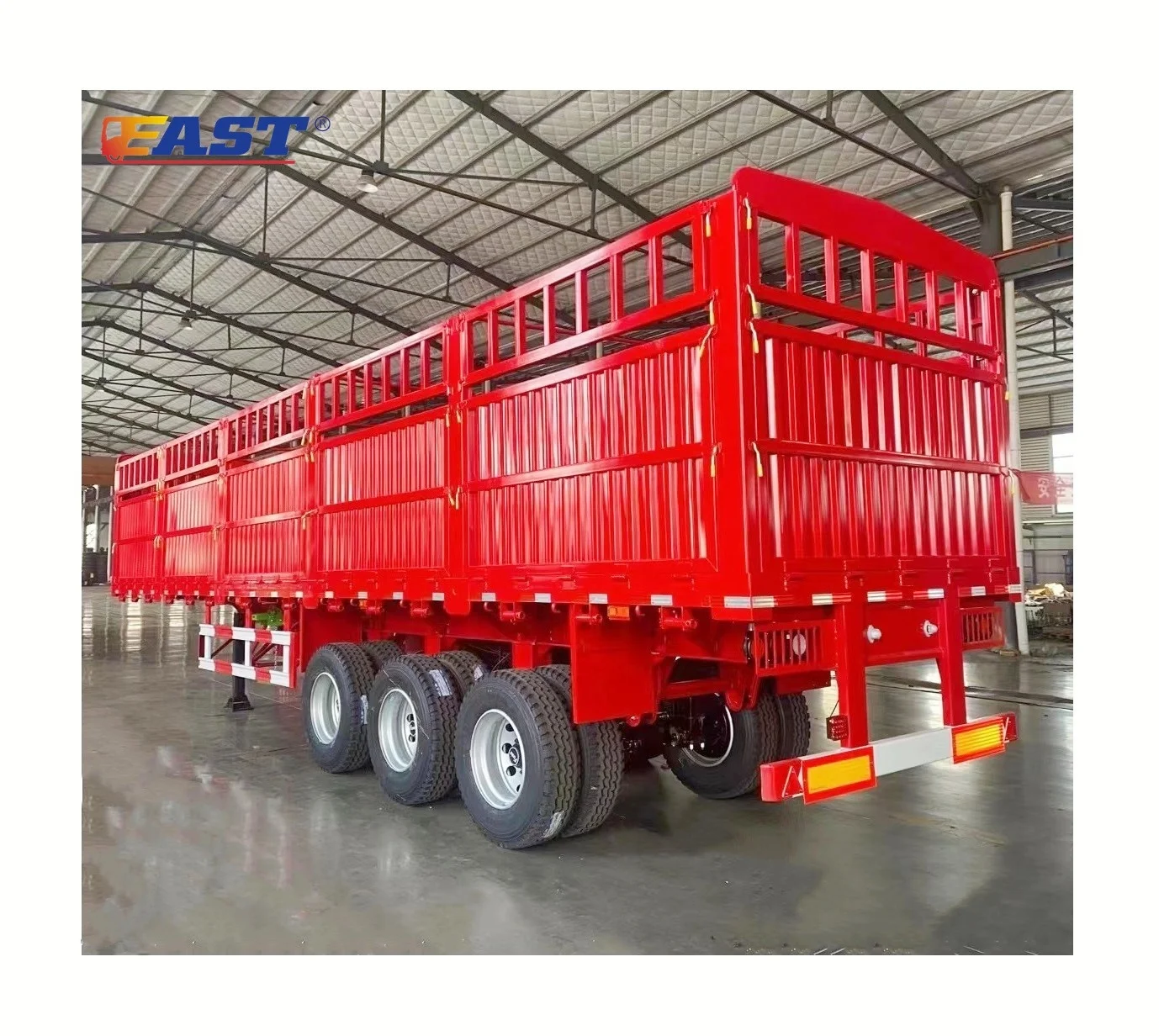 EAST 3 Axles 4 Axles 5 Axles stake fence semi trailer Cargo transport truck Trailer