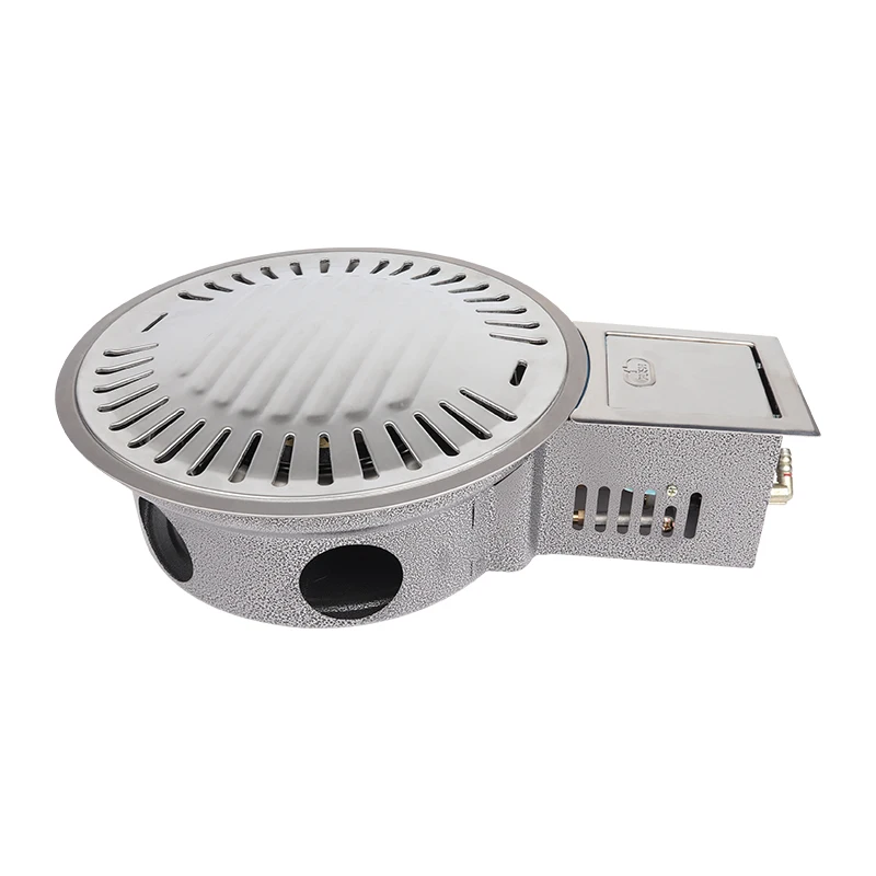 PINNOVO korean bbq gas grill hot pot gas bbq grill outdoor stainless steel for restaurant bbq grills gas table top stove