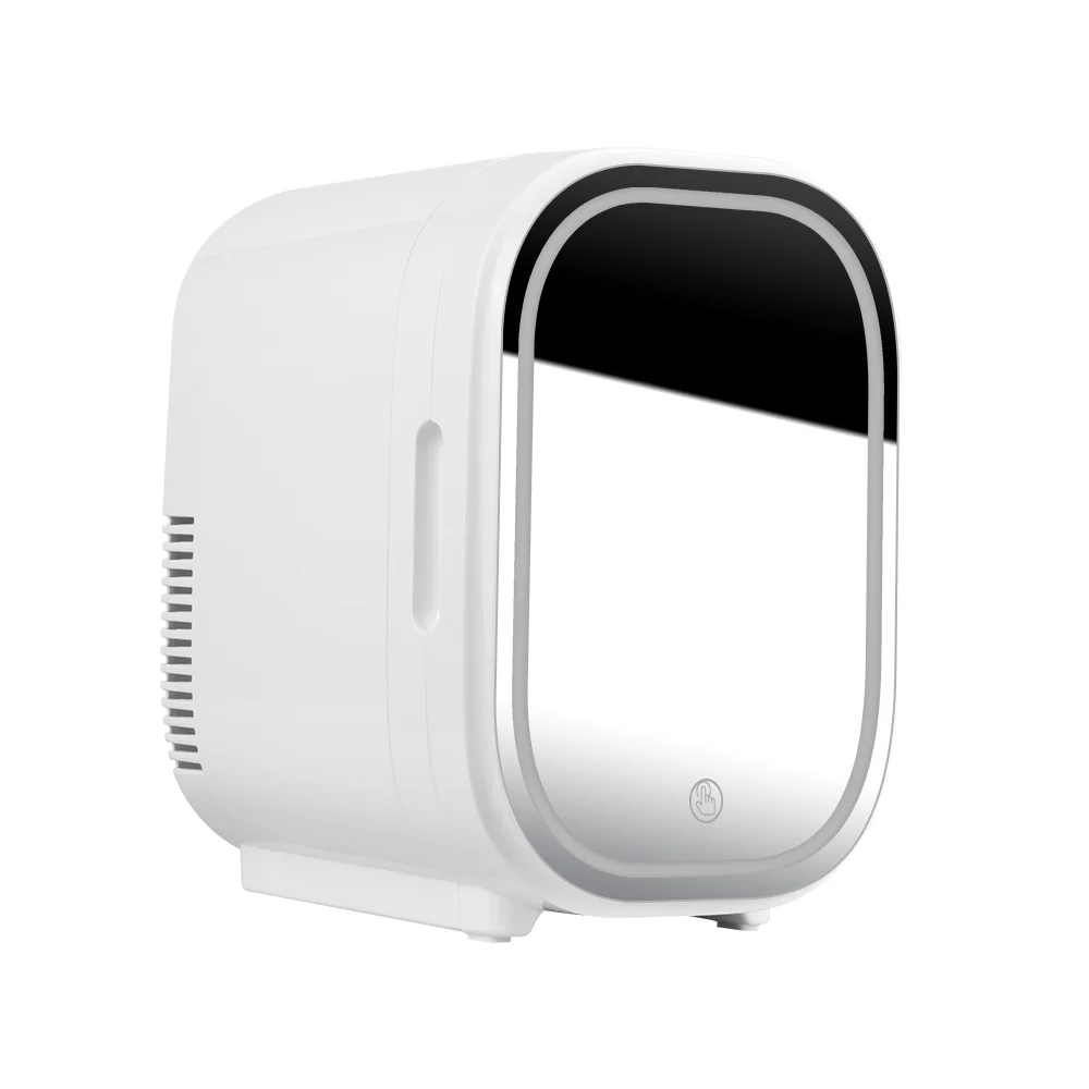 Hotel room car custom made desktop 8L glass door electric cosmetic fridge mini fridge