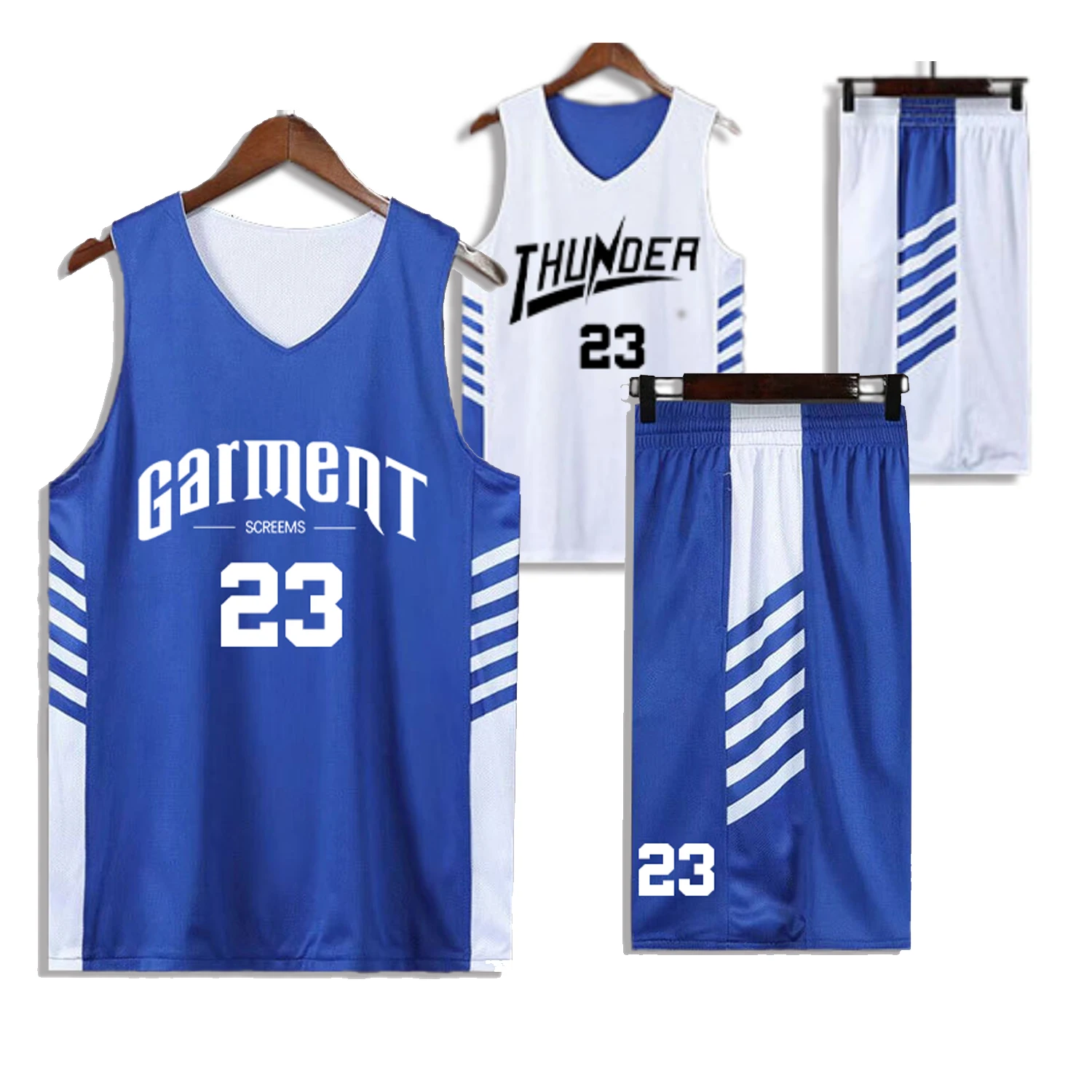 2024 New Style Custom LOGO Unisex Reversible Basketball  Jersey Uniform Training  Wholesale Clothing Vest Unisex Sports Clothing