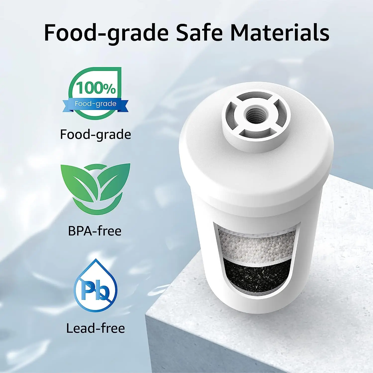 OEM PF-2 Fluoride Filter and Arsenic Reduction Elements Water Filter Replacement Natural Defluorination Filter Material