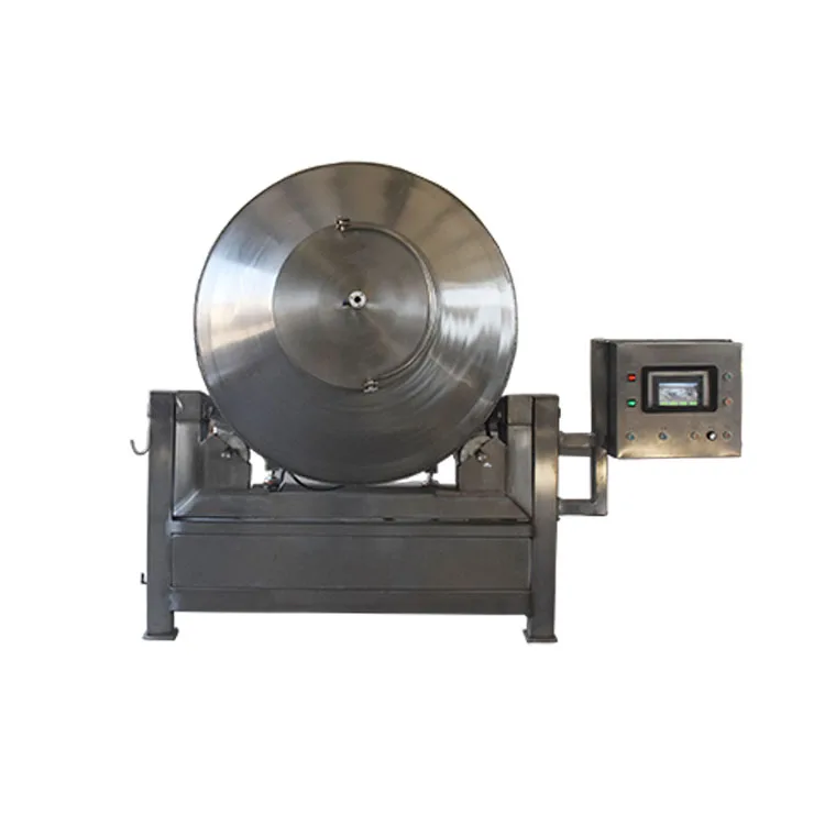 Hydraulic automatic tilting 250-300 kg rolling tumbler machine vacuum