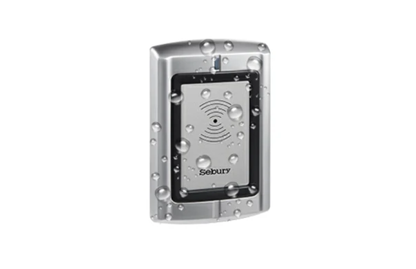 Sebury HF 13.56MHz Metal Waterproof Wiegand 26 DC12V RFID Proximity Card Reader for Access Control System