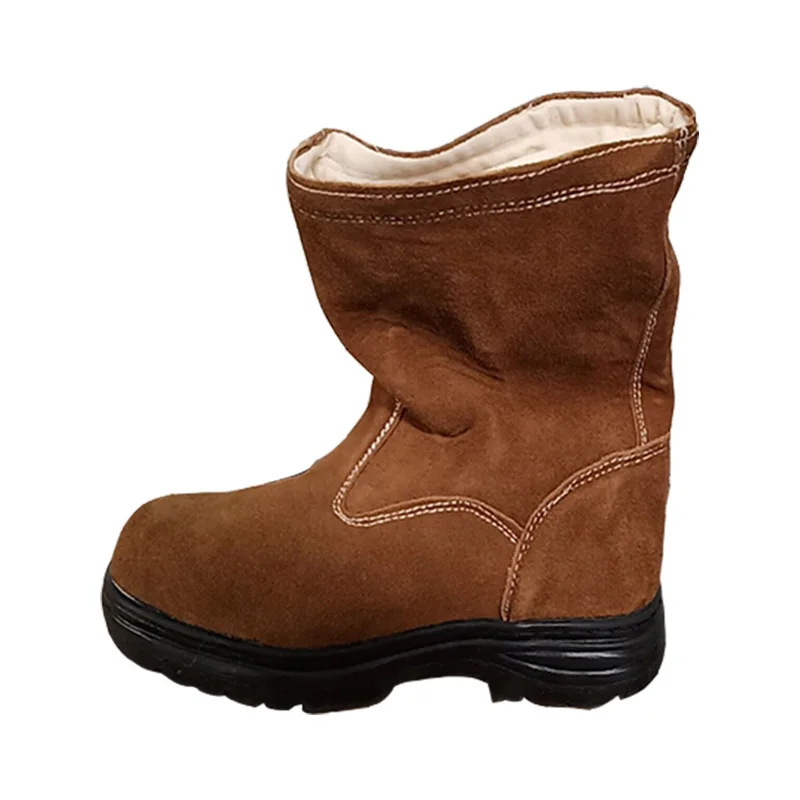 Labor insurance industrial casual woodland men leather steel toe shoes work boot mens safety boots SAFEMAN 833