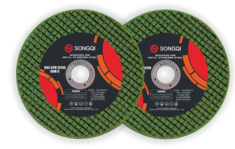 SONGQI 4 inch 107*1.2*16mm cutting wheel Abrasive Cutting Disc for metal and