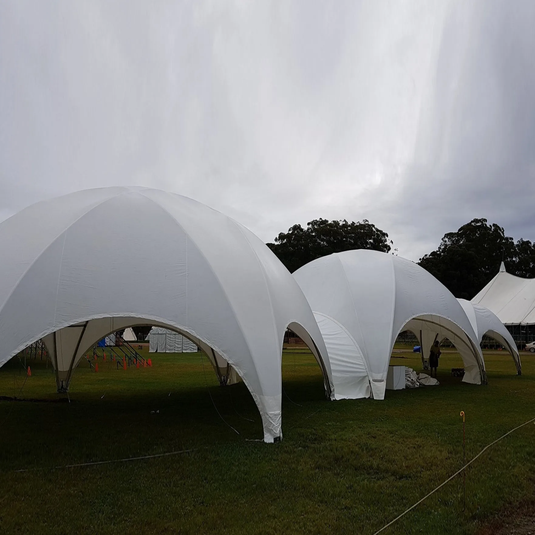 Outdoor Trade Show Aluminum Marquee Glamping Dome Tent PVC Exhibition Tent