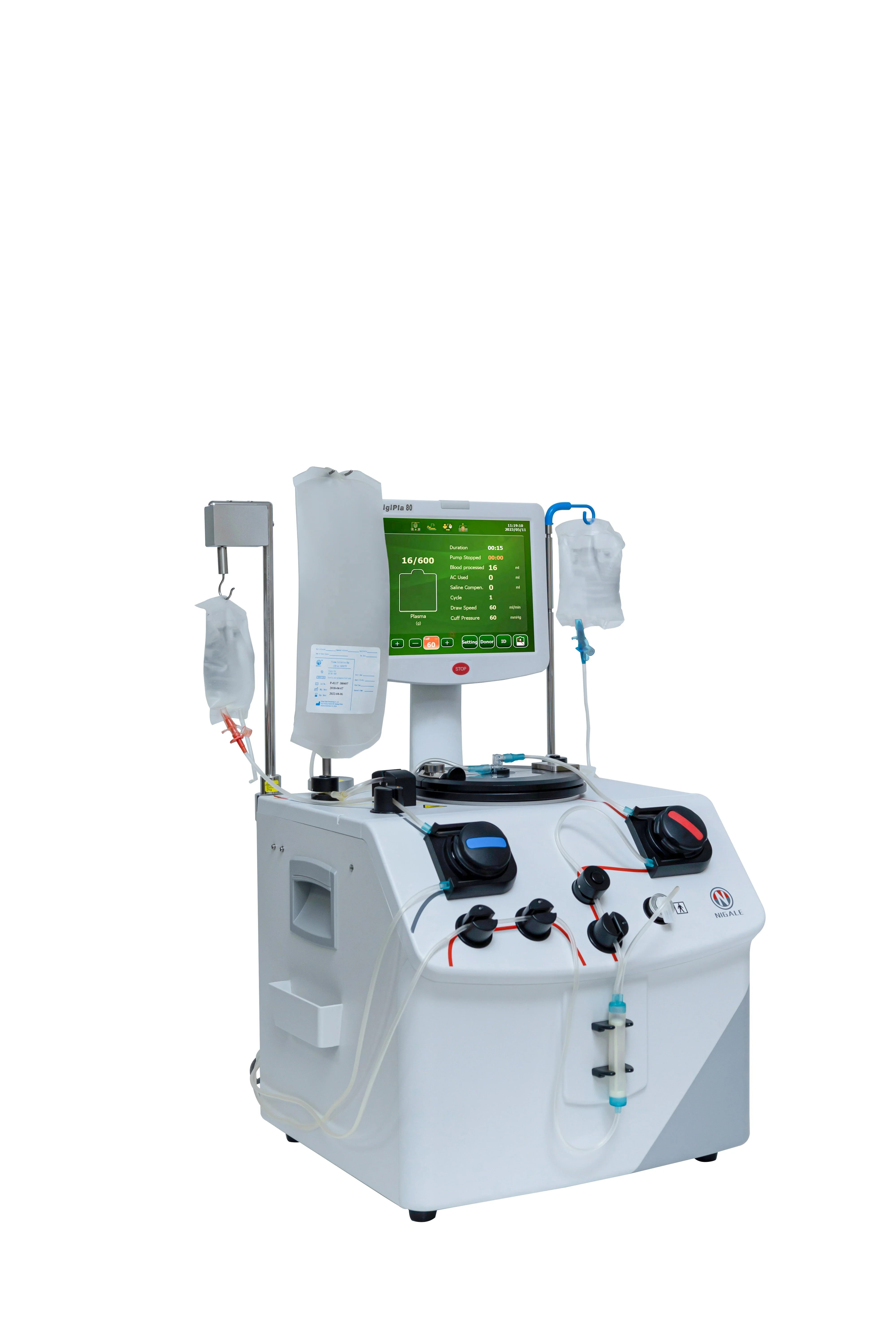 Plasma Separator DigiPla80 Apheresis Machine