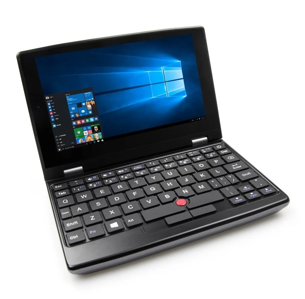 NEW ARRIVAL W7 mini Pocket Laptop Intel Celeron J4125 12GB 256GB 7 inch computer custom logo Notebook mini laptop pc