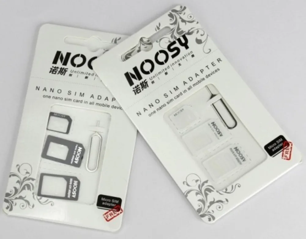 4 in 1 card Adapters+Micro Sim+Stander Sim Card SIM Card Tools For iPhone For Samsung For xiaomi