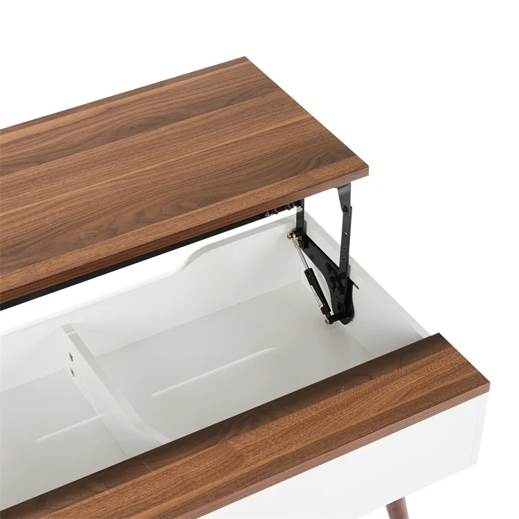 Factory Produced Nordic Multifunctional Lifting Lift Up Coffee Table For Living Room