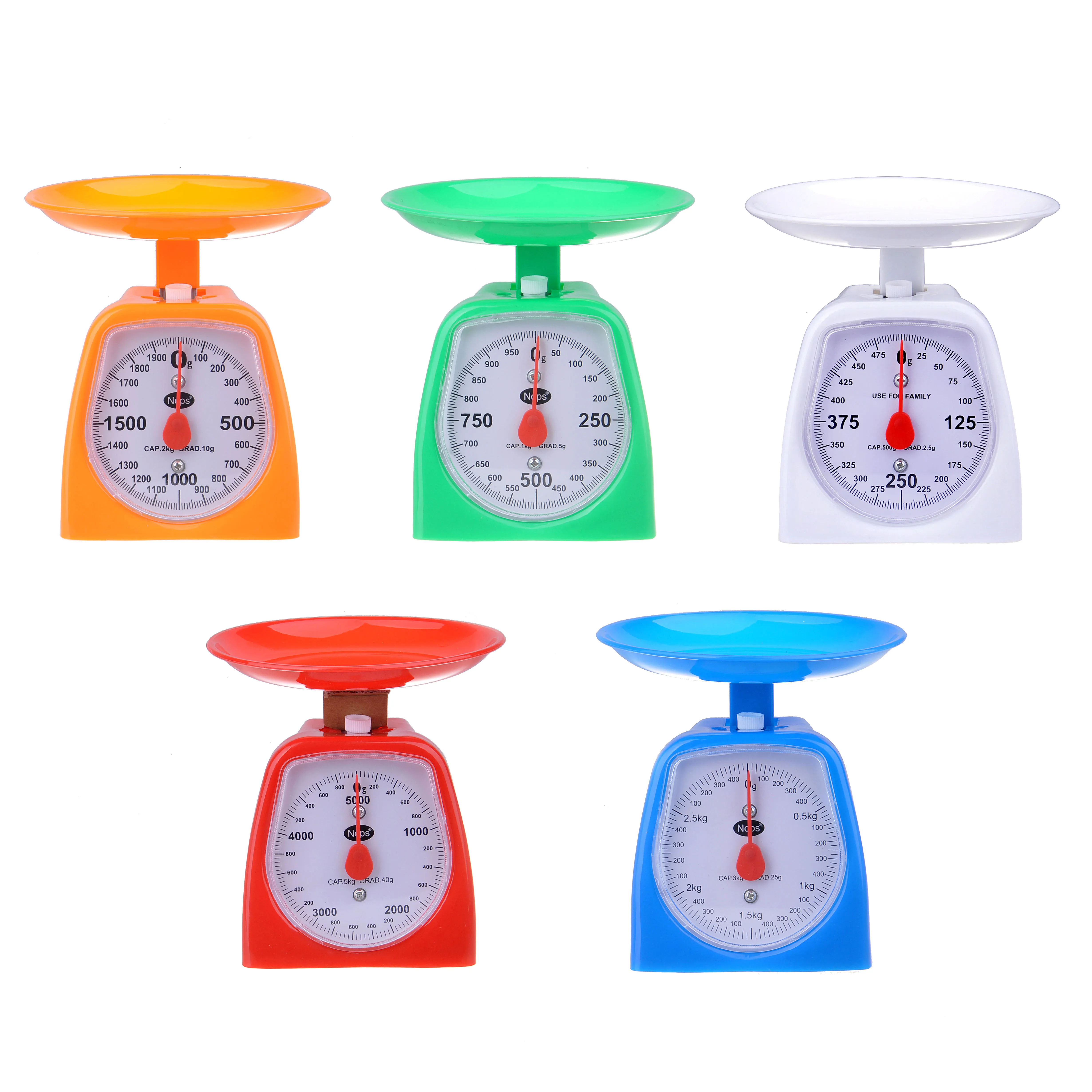 ABS Plastic material scale 1kg 2kg 3kg 5kg digital weighing chinese electronic kitchen scale