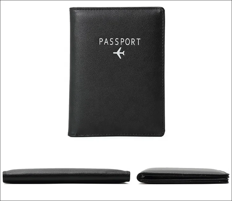 RFID Blocking PU Leather Travel Passport Wallet, Leather Passport Holder Wallet,Passport Travel Wallet Card Case