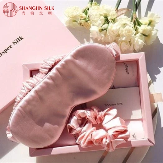 
Luxury 100% Pure Mulberry Silk Scrunchies 3PCS Packaging with Gift Box For Girls 
