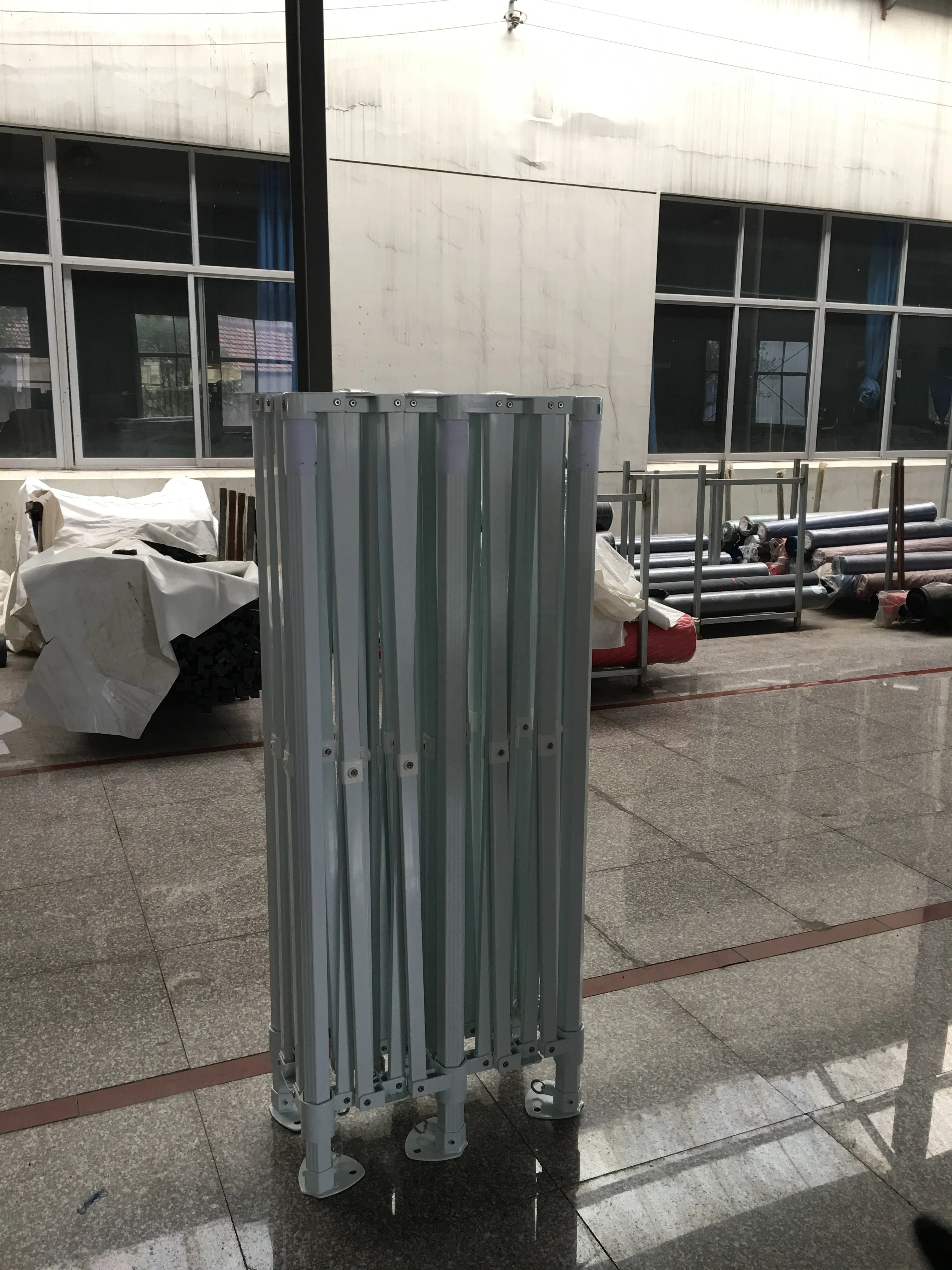 50MM 3x6 waterproof fabric with aluminium hexagon frame foldable gazebo