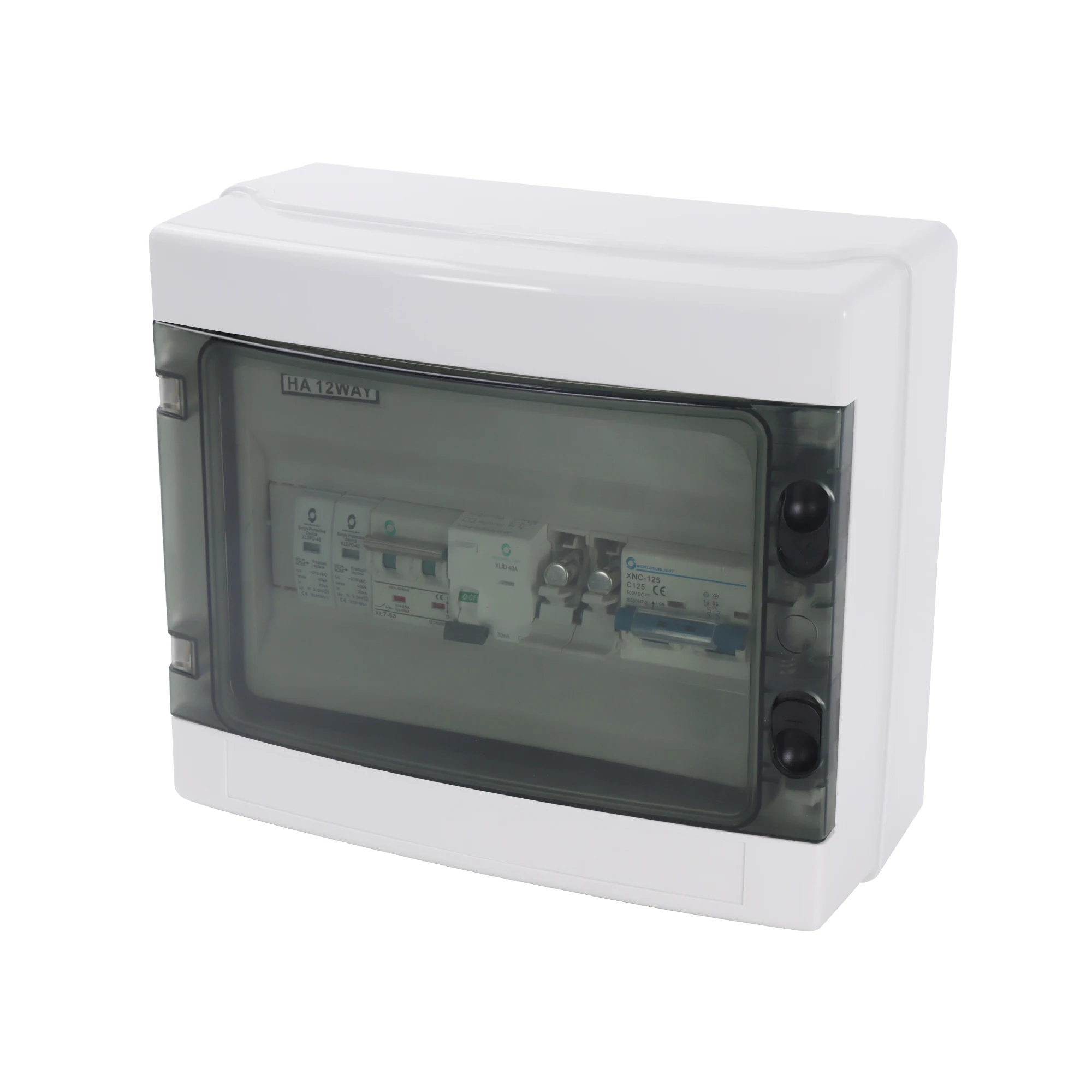 WSDB-PV1/1 Waterproof dustproof 1 in 1 out 1 string AC + DC solar pv array battery combiner box  for solar panel energy system