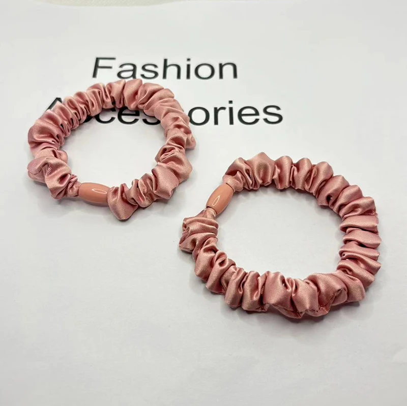 Manufacturer Fashion Hair Kids Accessories Custom Colorful Cute Elastic Bands Hair Tie Scrunchies  Accessories for Women