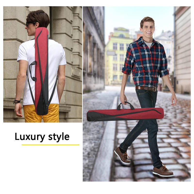 Custom  Oxford Soft Shoulder Crossbody Bag Portable Large Capacity Waterproof Snooker & Billiard Cue Cases