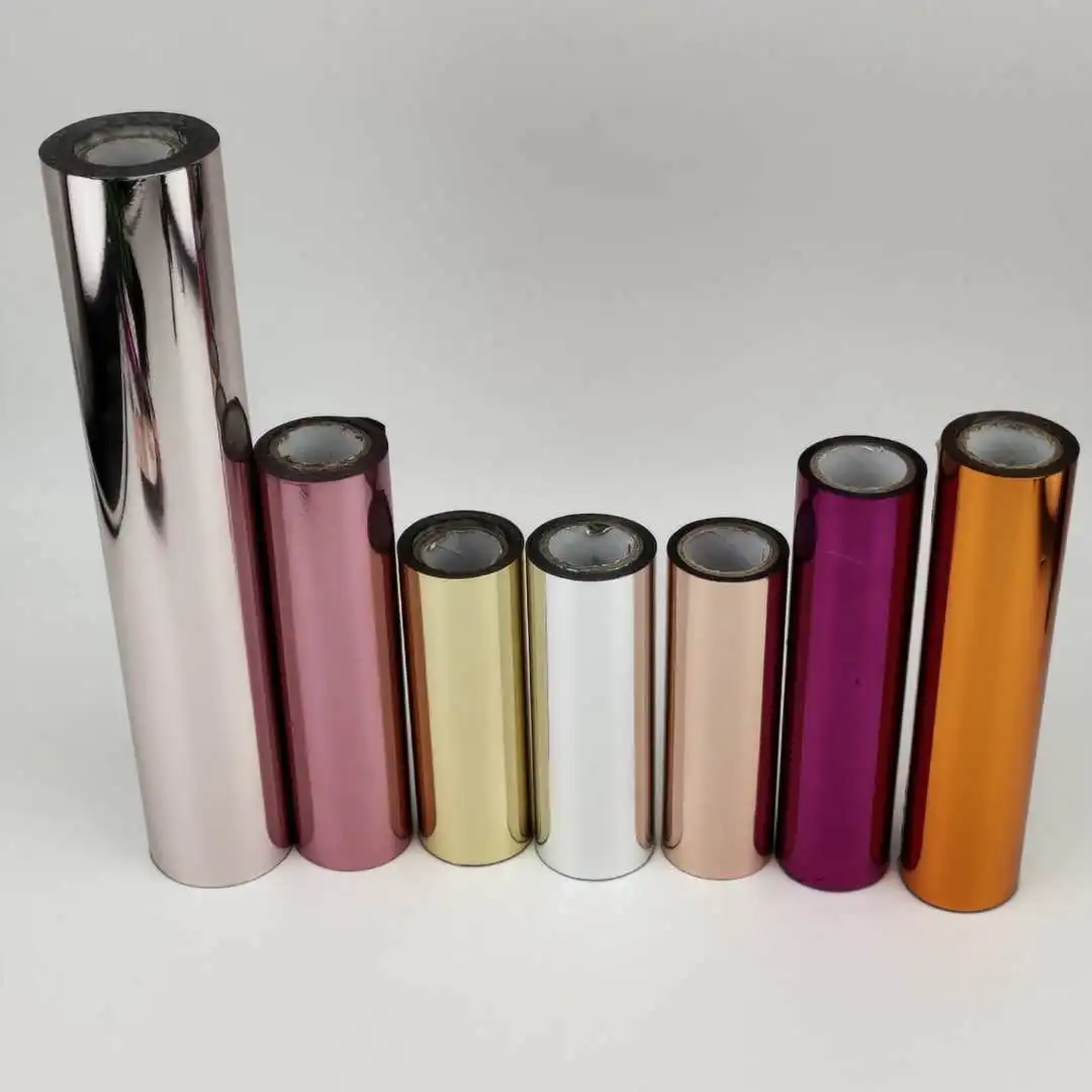 Hot stamping foil for plastic bottles