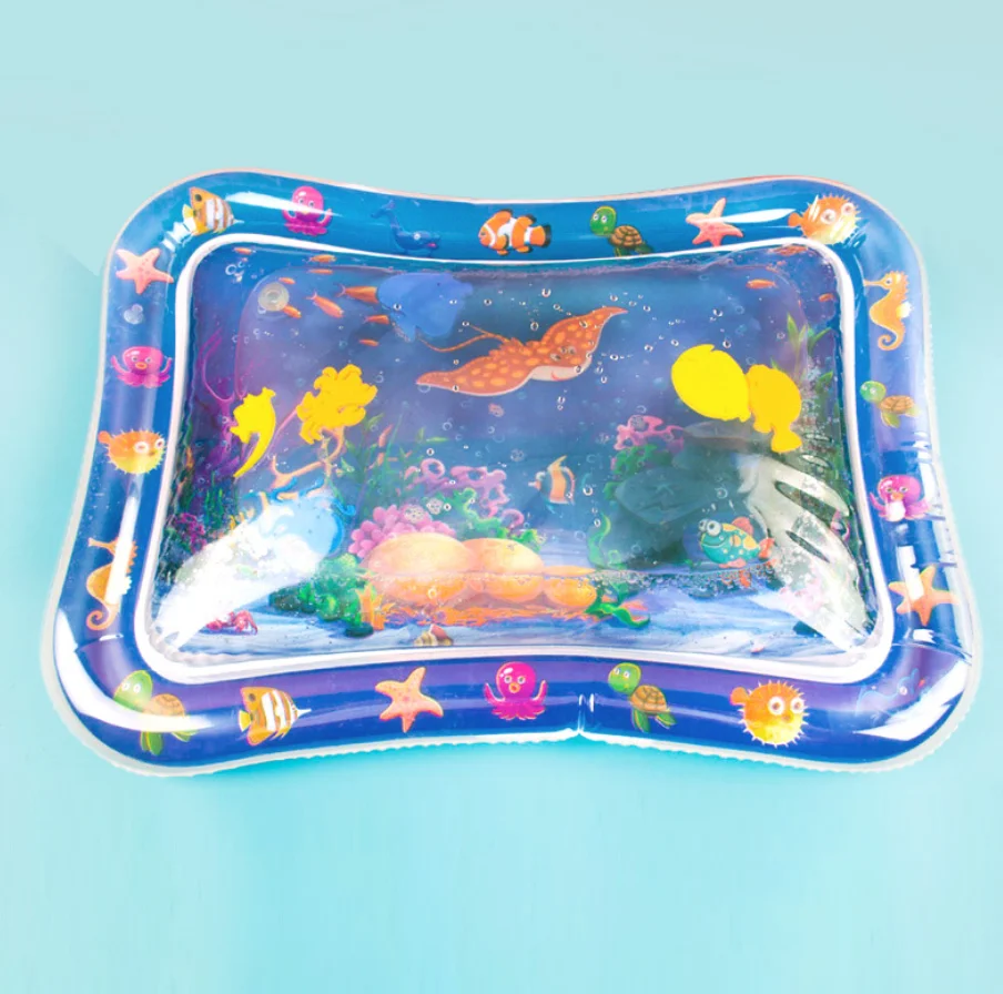 Factory Cheap price eco-friendly Premium Inflatable Baby Water Play Tummy Time Mat