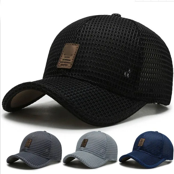 2023 New Baseball Cap Wholesale  Outdoor Sun Hats Breathable Casual Network