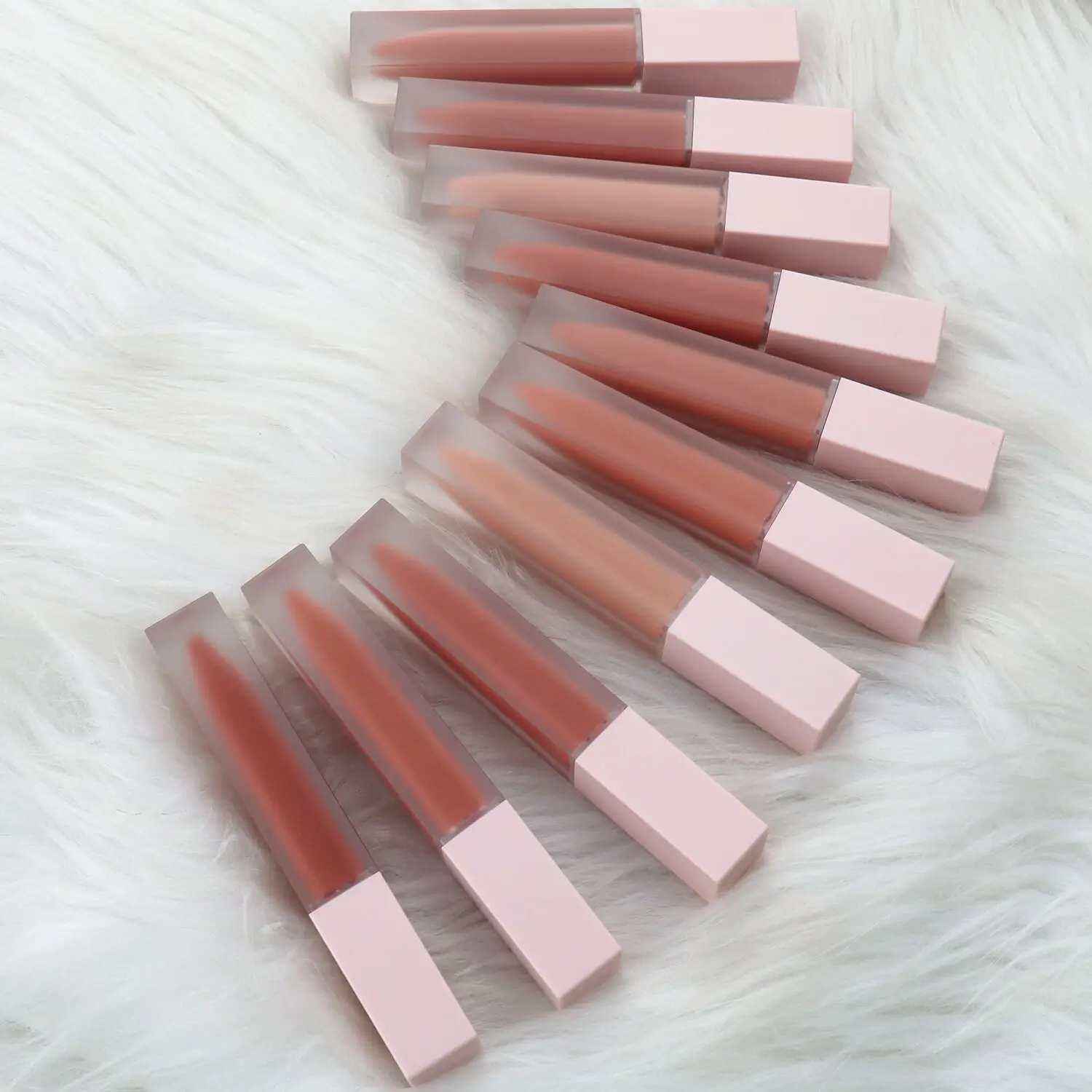Make Your Own Makeup оптовая продажа долговечные водостойкие помады нюдовая розовая упаковка блеск для губ Матовая жидкая помада