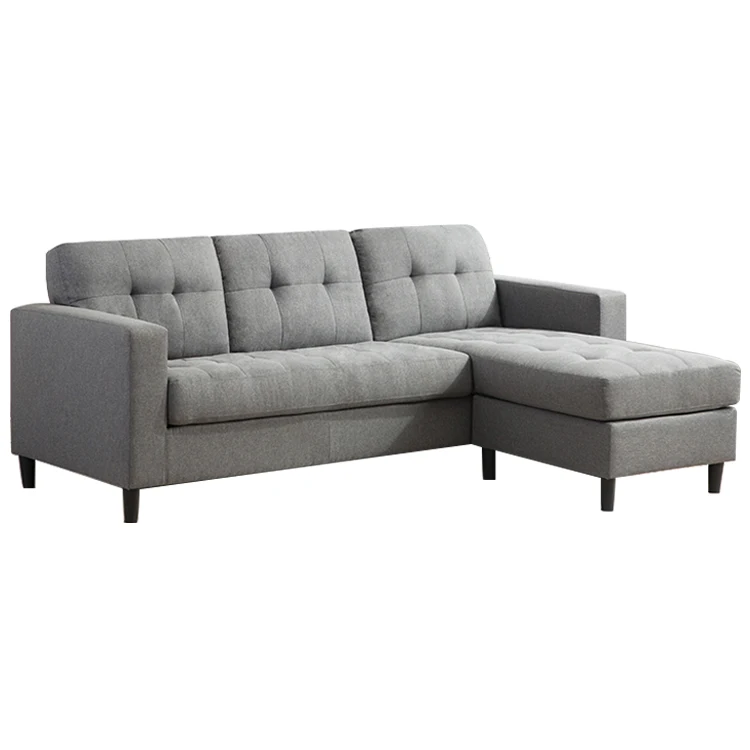 Living room fabric modern sofa furniture 7 seater sectional L shaped sofa set