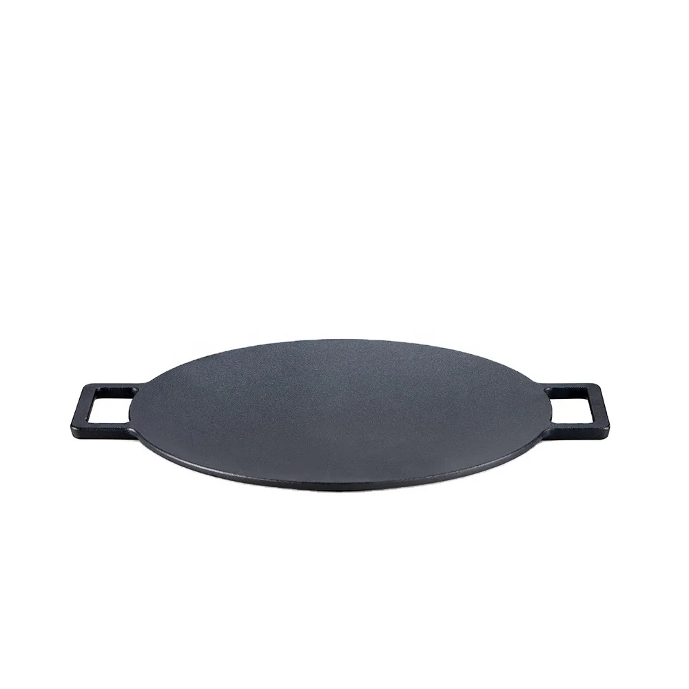 M-cooker Newest Style Korean BBQ Grill  Pancake Frying Pan Outdoor non-stick Barbecue Cast Iron Grill Griddle Pan