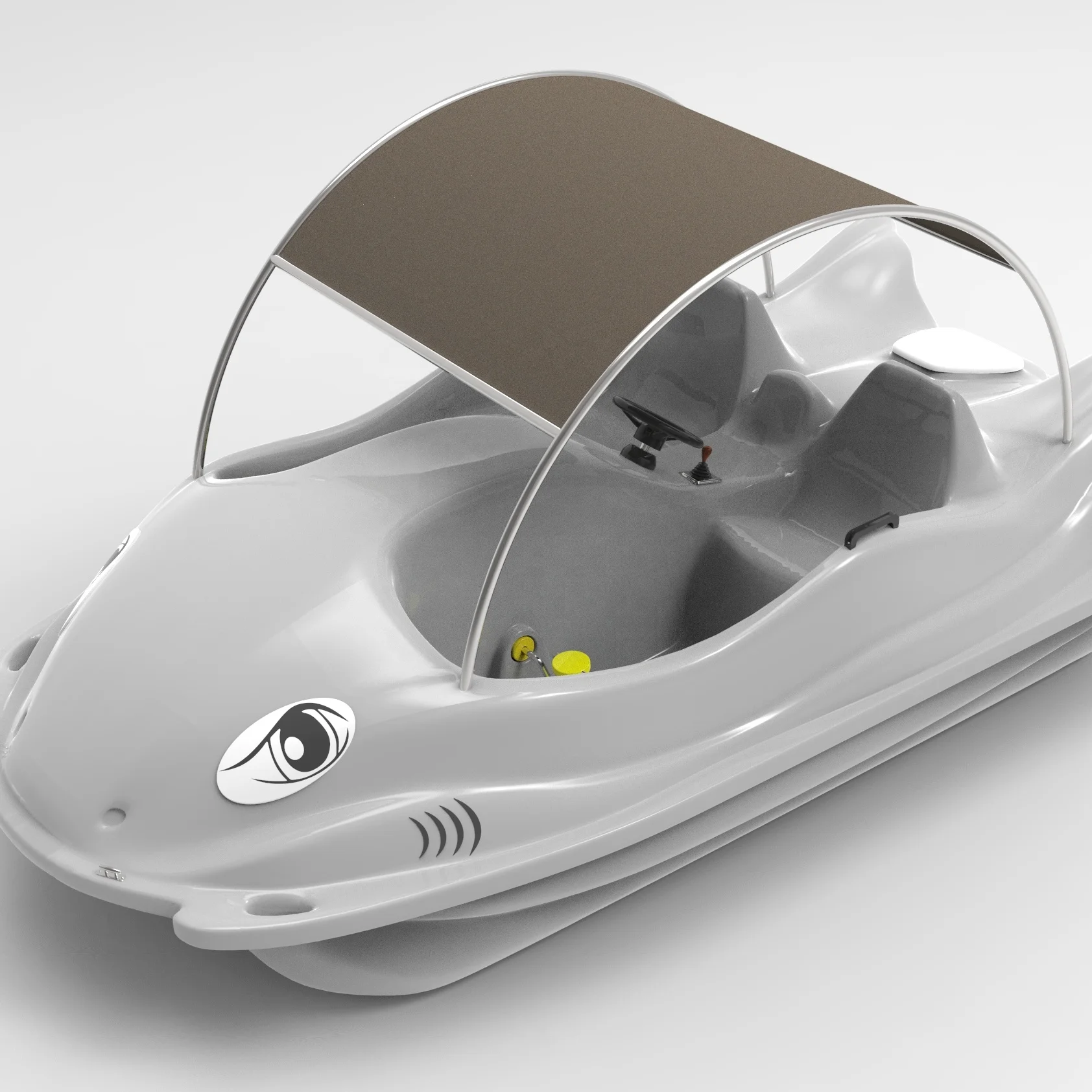 Hot Sale Sea Beach Fitness Games 2 Person Pedal Boat Polyethylene Water Bike