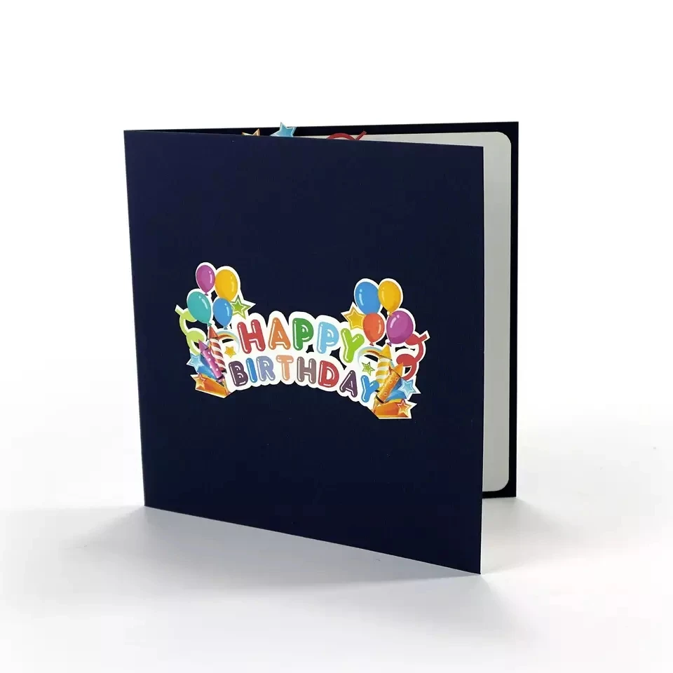 Custom Design and make Birthday 3D greeting popup cards for the Gift shop and Business
