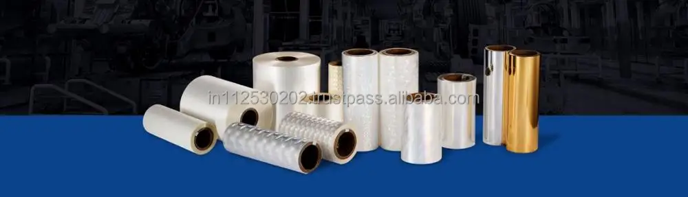18 mic thermal bopp film supplier from India bopp thermal laminating film available in stock from Indian supplier