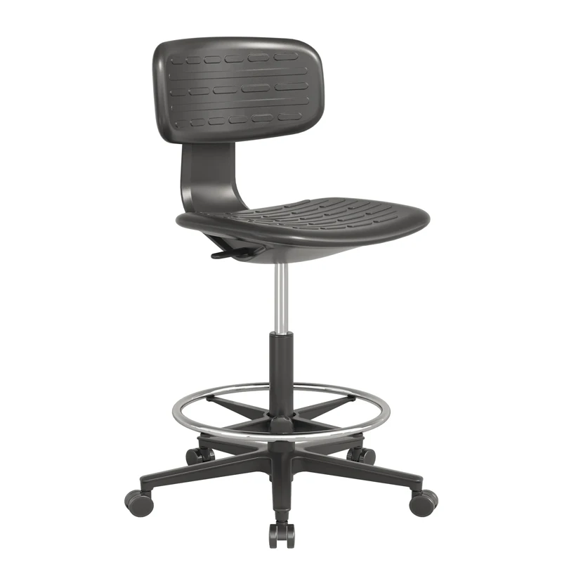 Comfortable PU Lab Furniture Industrial Stool Chair High Chair for Adjustable Table