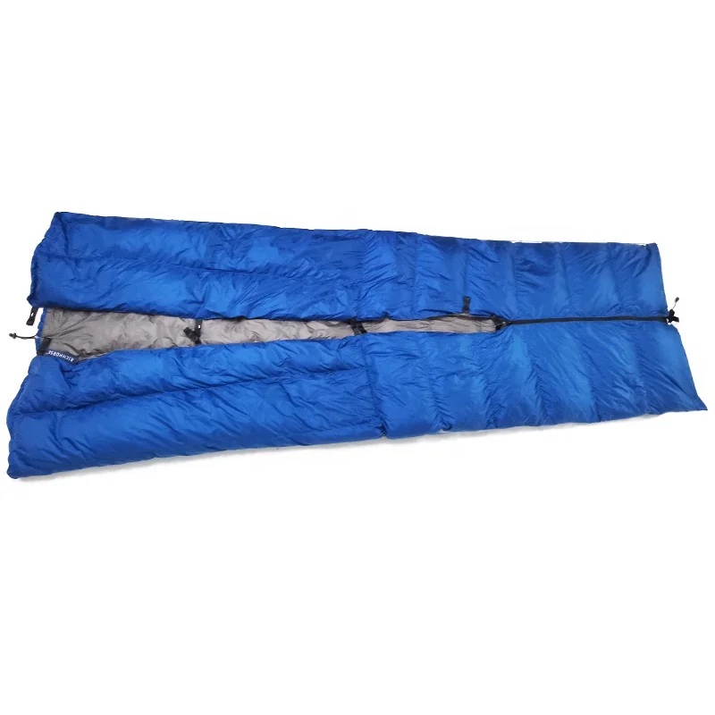 Down Camping Blanket Quilt Packable Down Blanket with zipper Waterproof Camping Hiking Travel Multifunctional Blanket Quilt