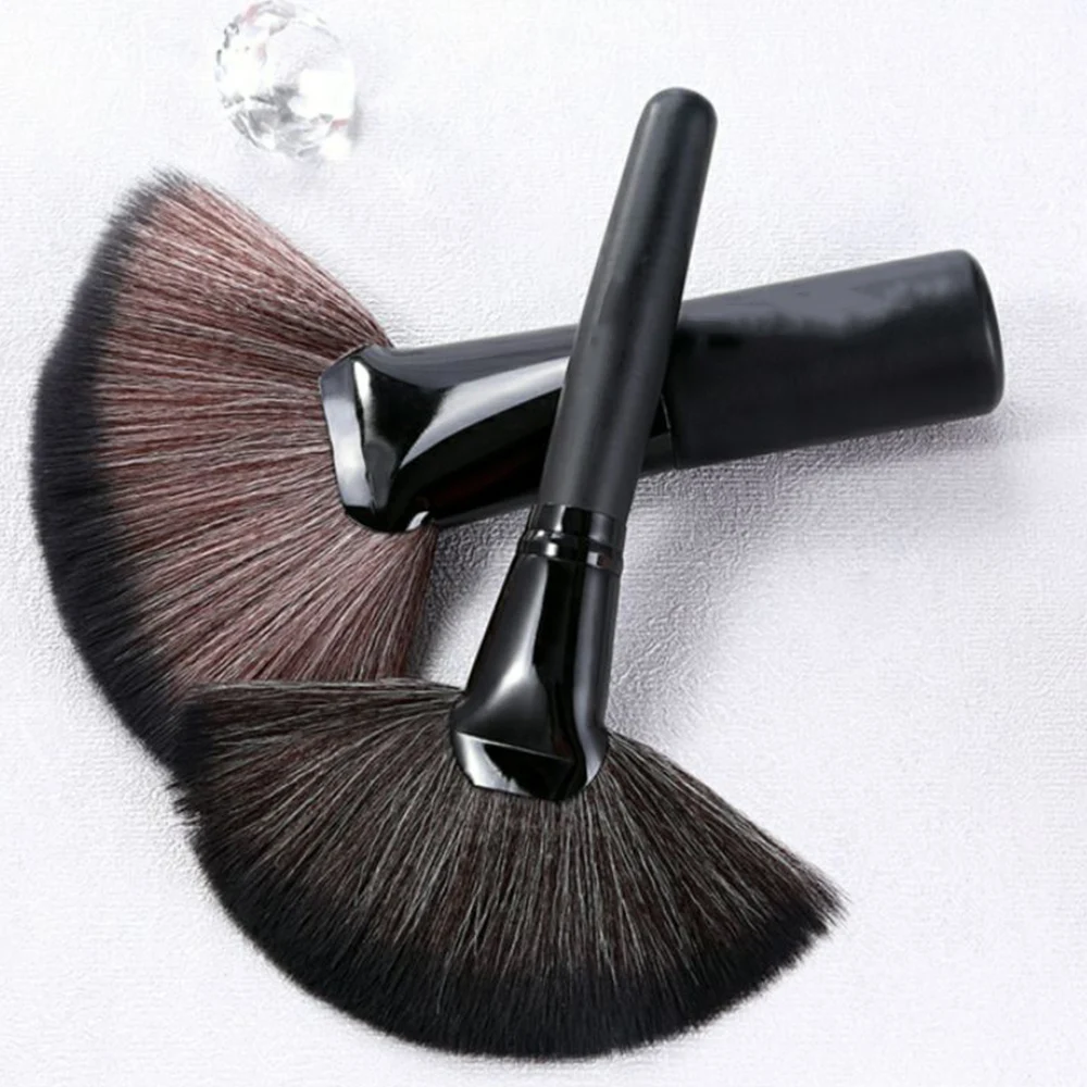 Barber shop exquisite fan-shaped Shan haircut brush broken hair sweep hair soft hair brush