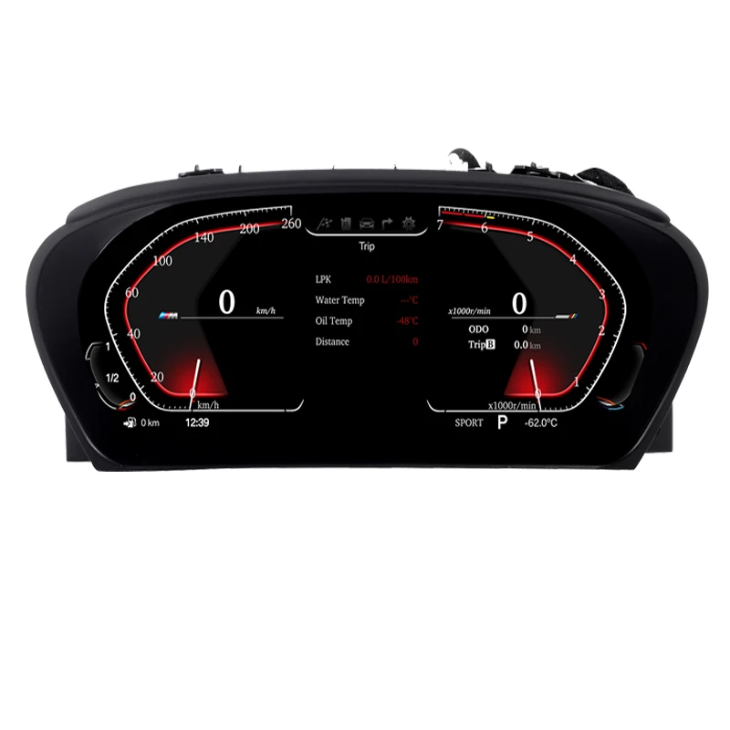 Car Linux LCD Dashboard Digital Cluster for BMW X6 E71 E72 instrument Cluster CockPit Speedometer