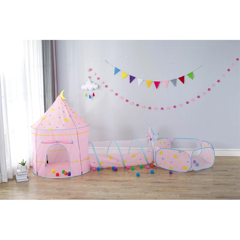 New design toy tent discovery kids construction playground castle