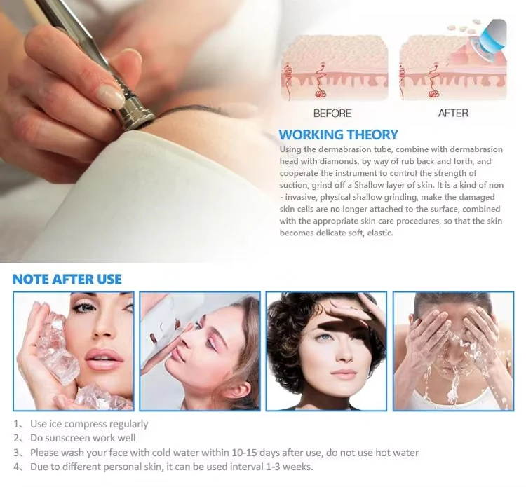 2024 Multifunction Hydra Diamond Dermabrasion RF Deep Cleansing Scrubber Device Anti-Wrinkle Skin Rejuvenation