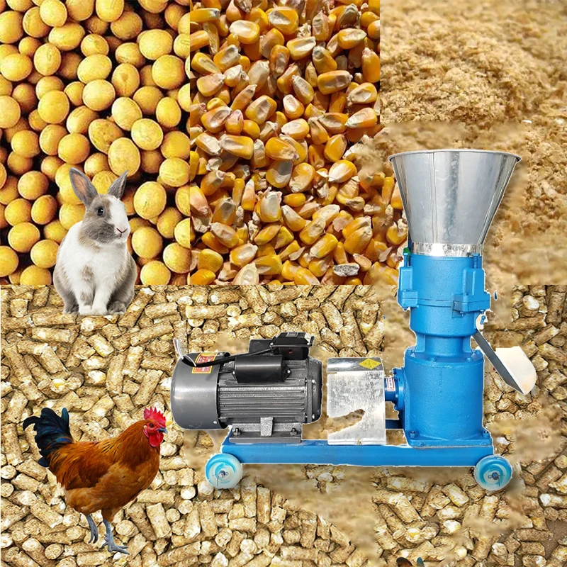 Manufactory Chicken Feed Making Machine Animal Paddy Straw Chaff Machine Feed Processing Machines China Provided Fish Farms 80