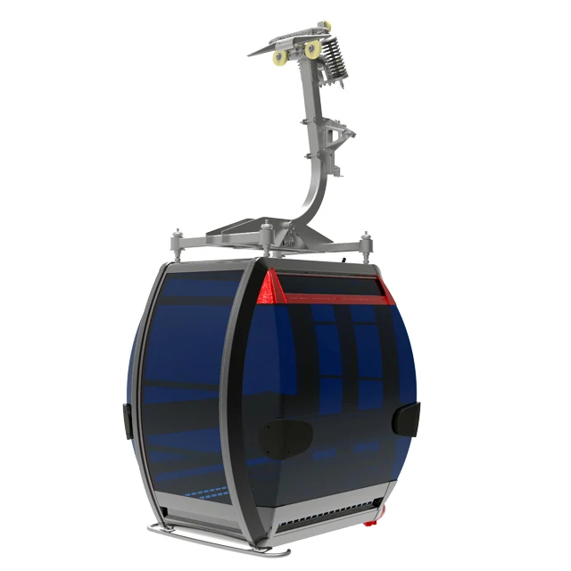 
Detachable clamp ropeway Ropeway fixed grip type Pulsatile Mountaineering skiing Manned crane High altitude sightseeing tour 