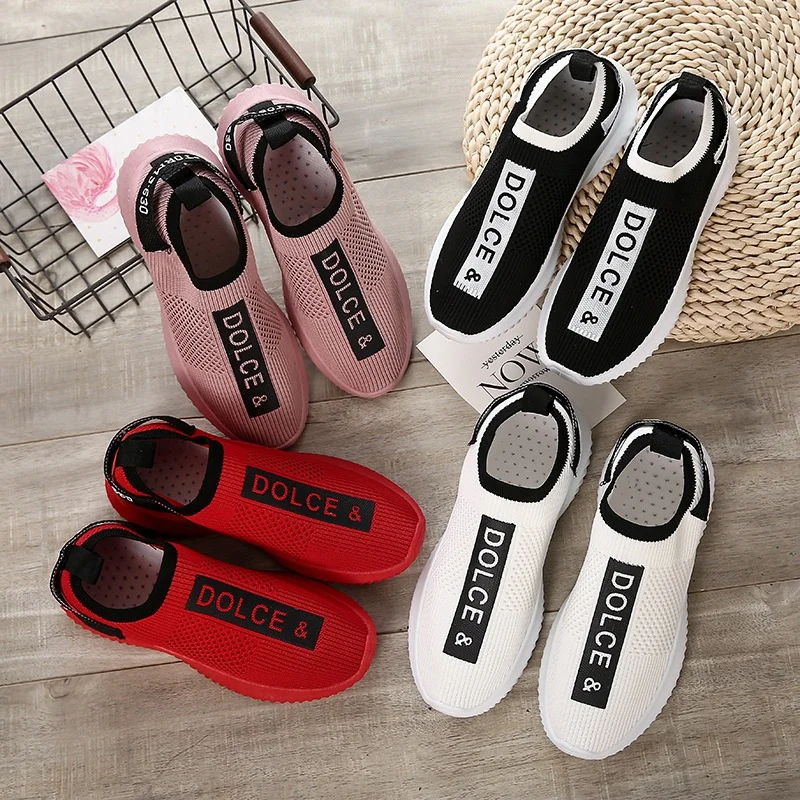 Female 2020 plus size student non-slip breathable running casual women sneakers