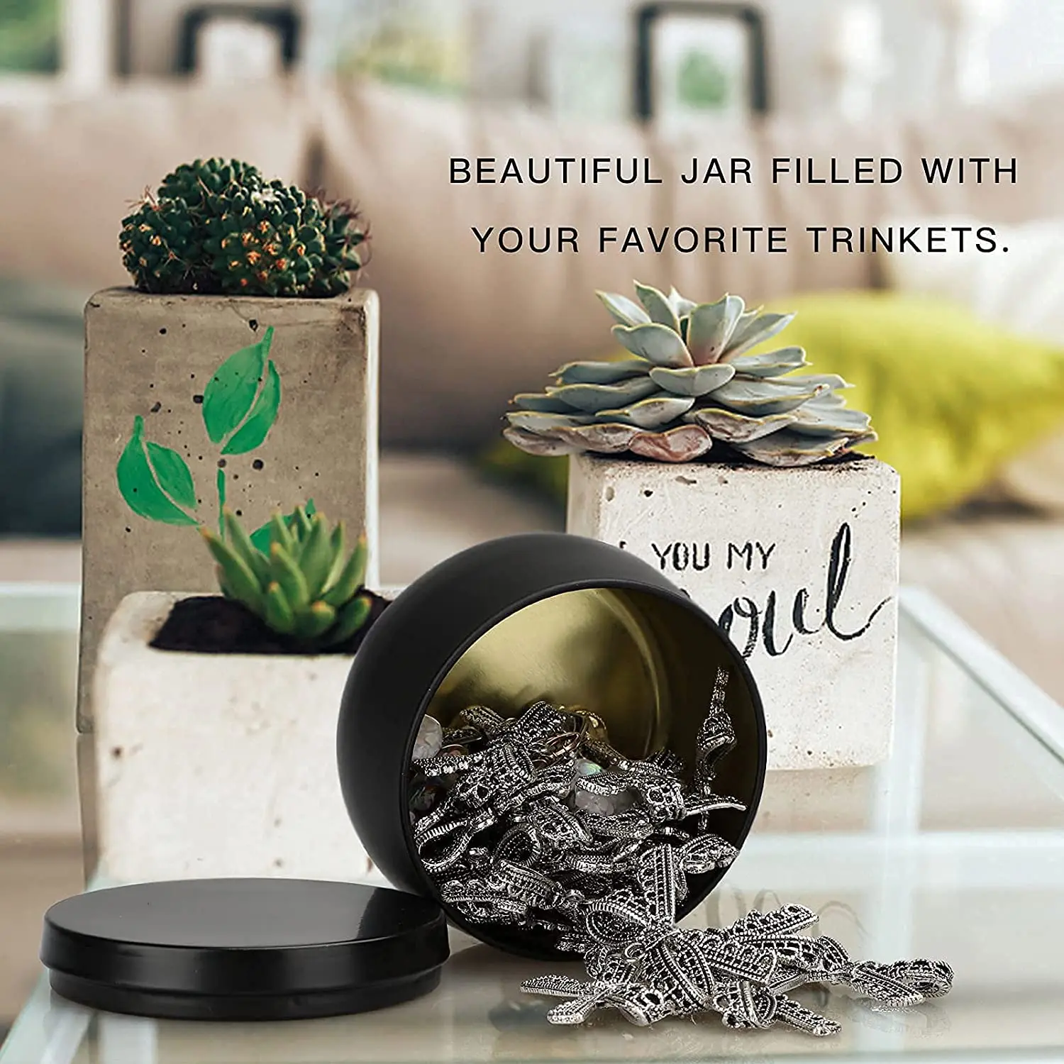 Candle Jars With Cover Travel Tin Round Containers 8oz Storage Candle Making Kits for Kitchen Spices Party Favors Home Deco