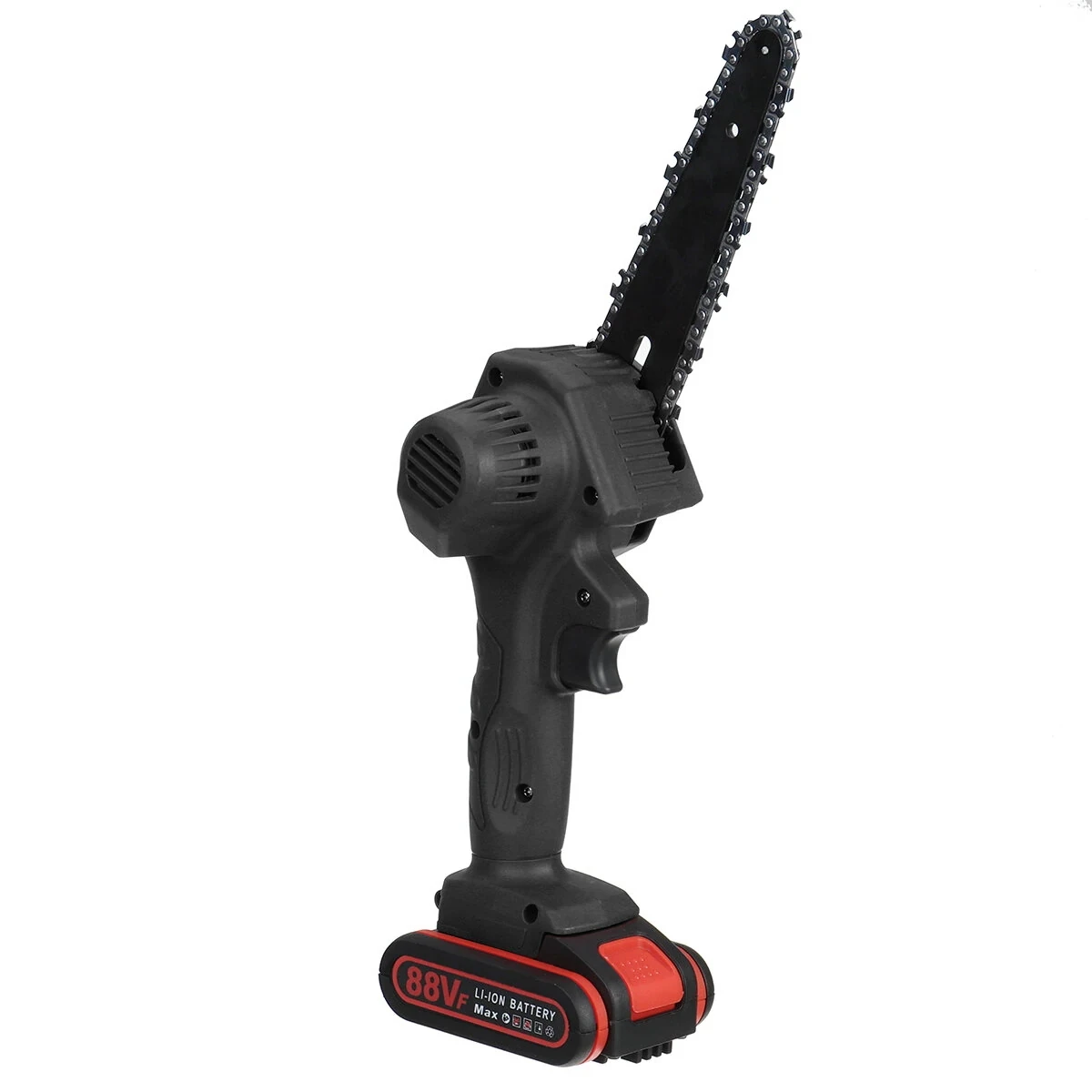 Strong Power 88VF 1200W Electric Chain Saw  6 Inch Felling Chainsaw for Garden Tool Logging