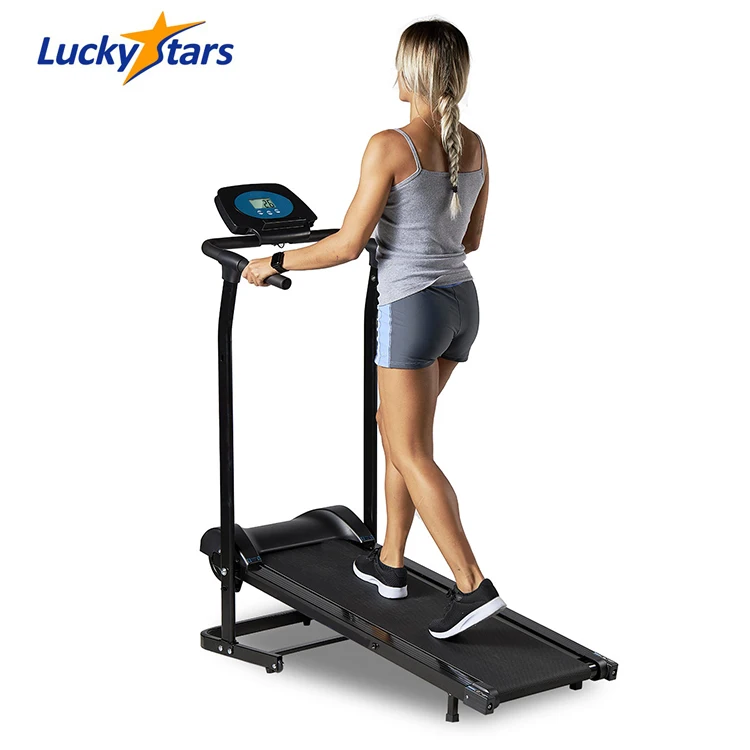 Home Foldable Mechanical Treadmill Machine Mini Fitness Manual Treadmill for Walking