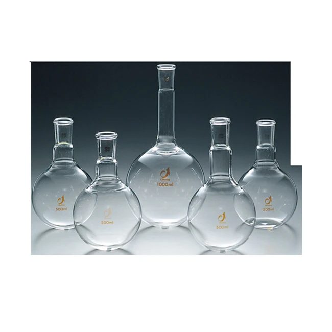 Стеклянная объемная портативная колба с отопительными жидкостями, реагирующими на химические реакции