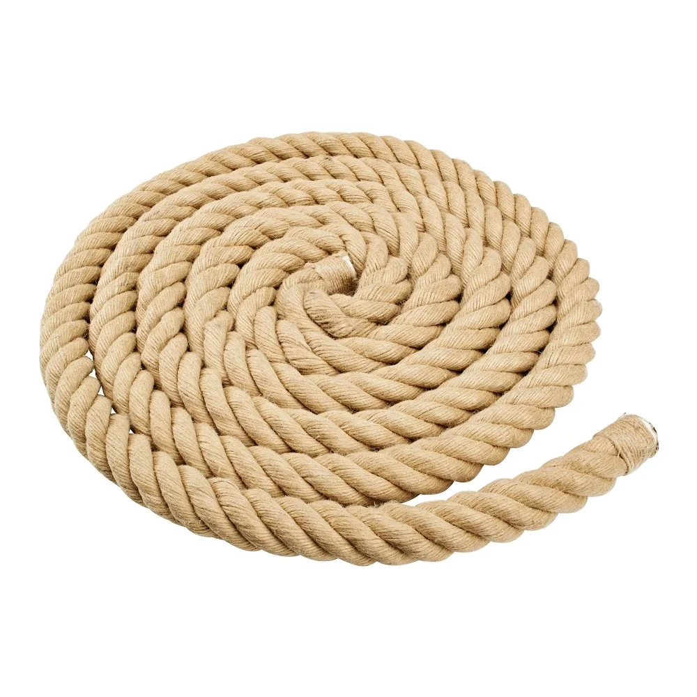 Wholesale Custom Eco-Friendly 100% Natural and Biodegrade 3 Strand Jute Rope Manufacturer from Bangladesh