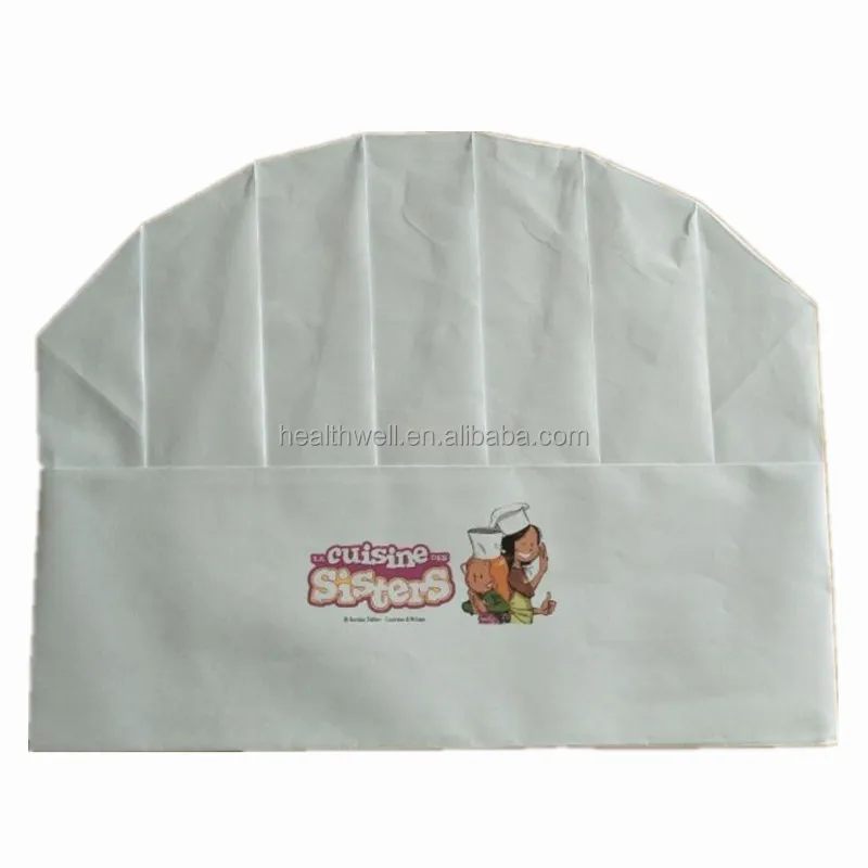 Restaurant supplies disposable non woven chef hat high quality cook cap