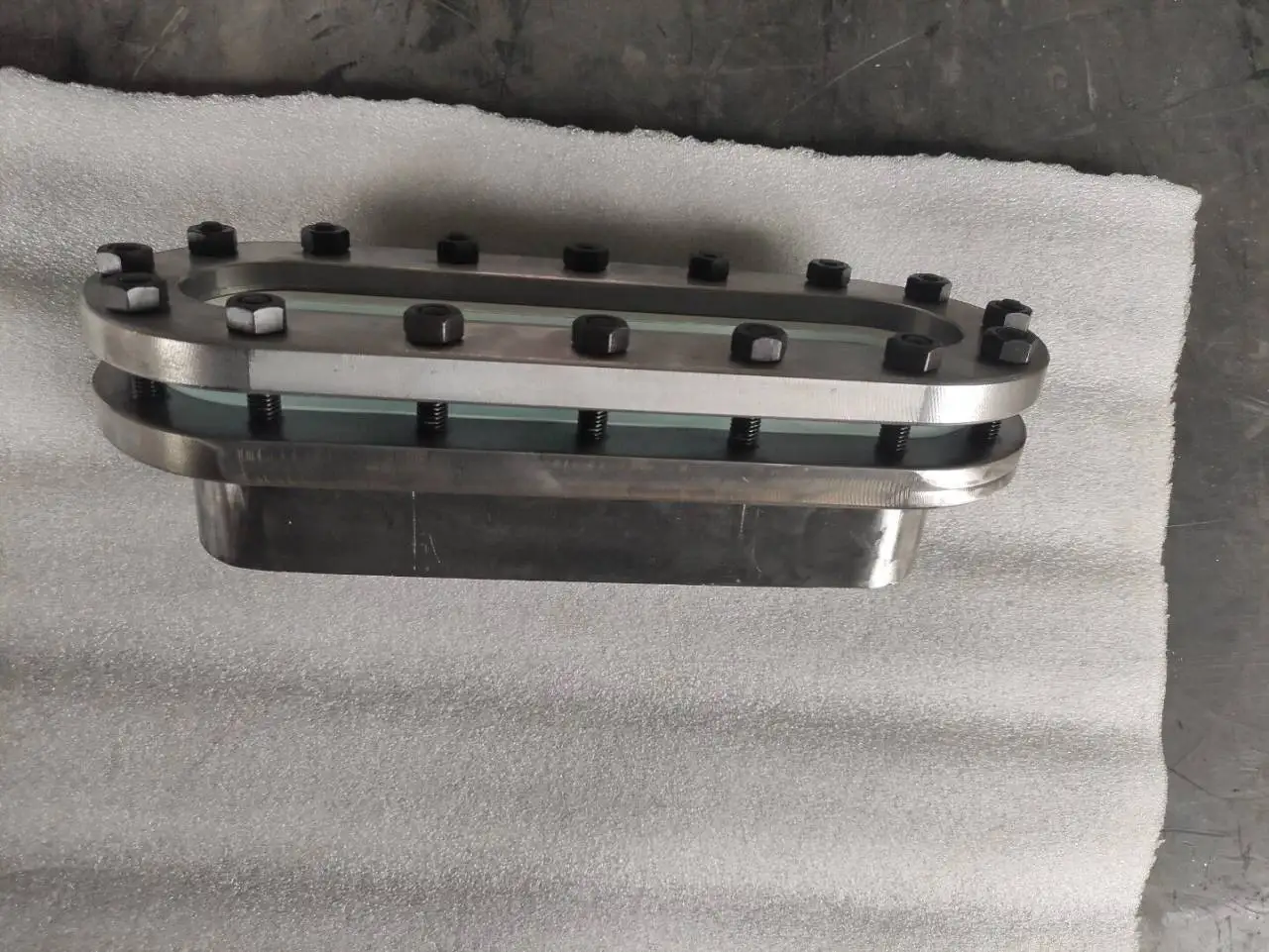 circular container sight glass/stainless steel  rectangle sight glass indicator flange type