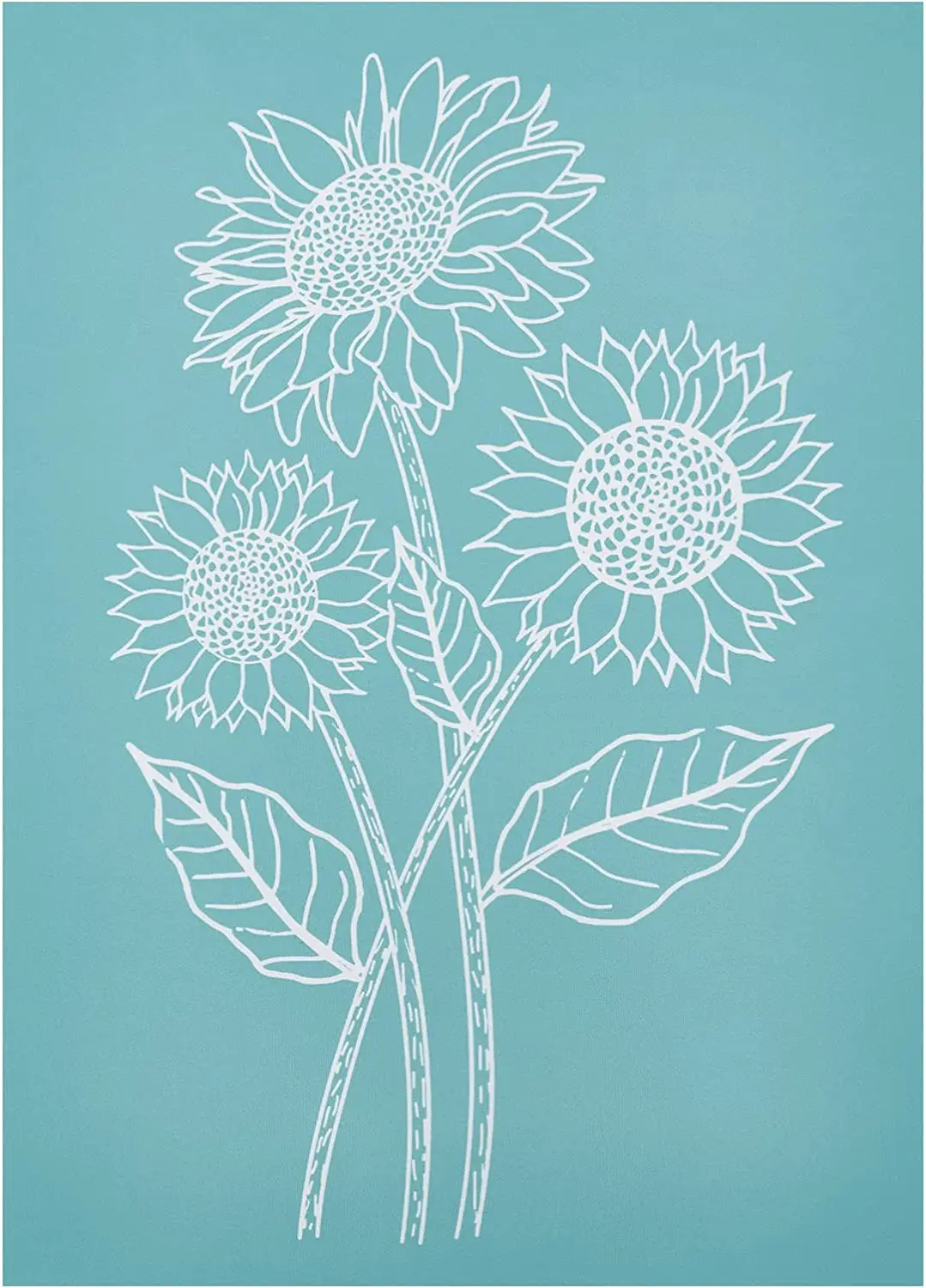 Self-Adhesive Silk Screen Printing Stencil Mesh Stencil Reusable Pattern Stencils for Painting on Wood Fabric T-Shirt